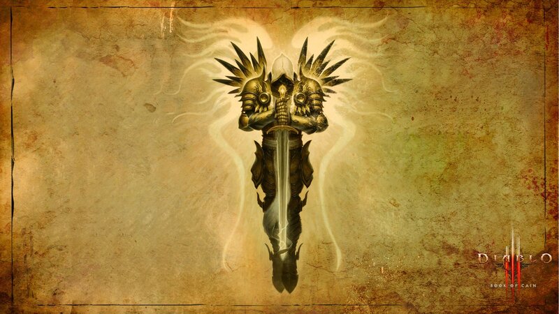 Armored Angel Holding Sword