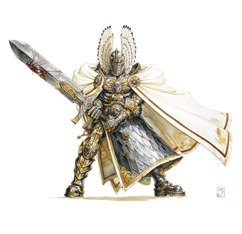 armored angel warrior