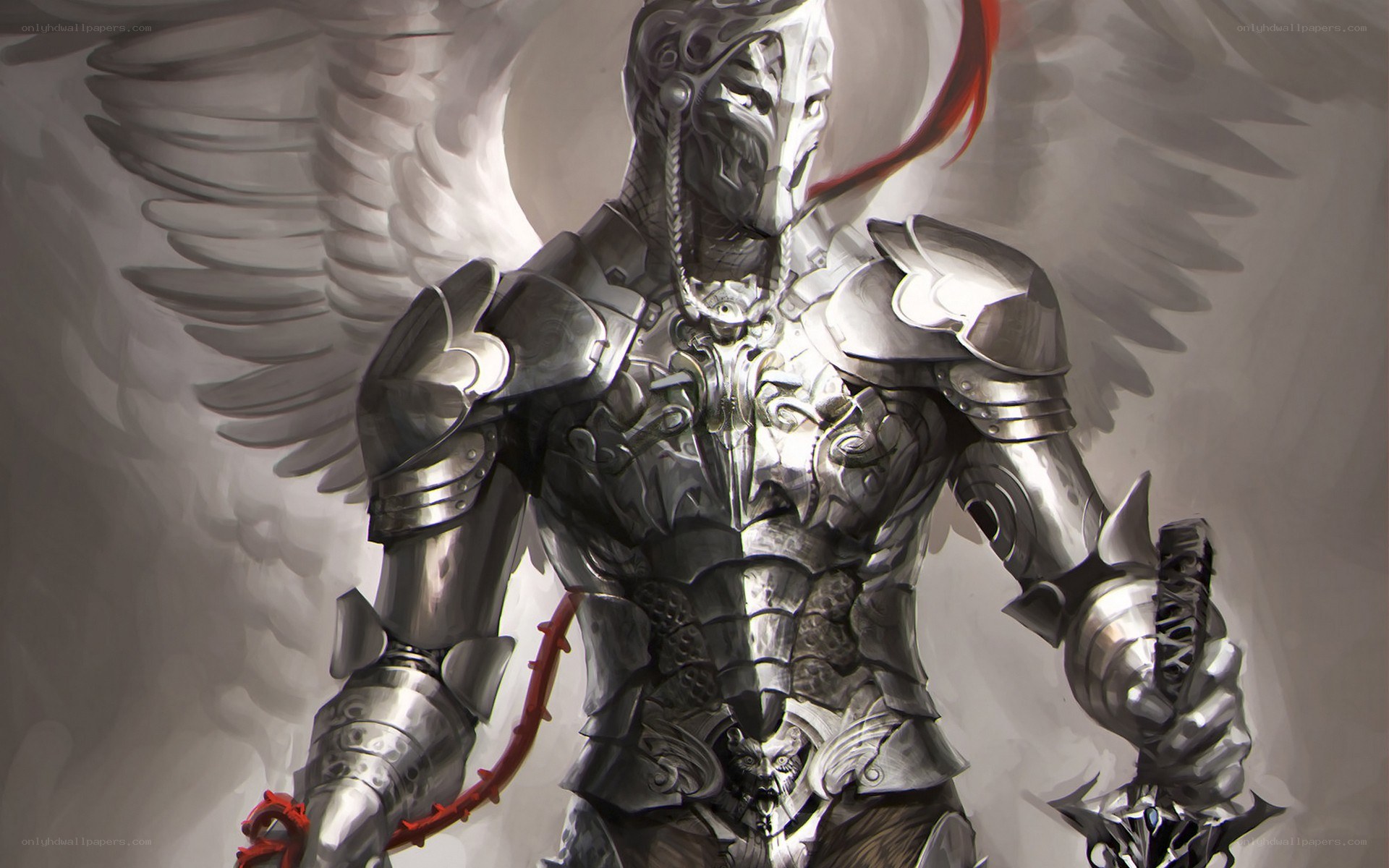 armored angel warrior