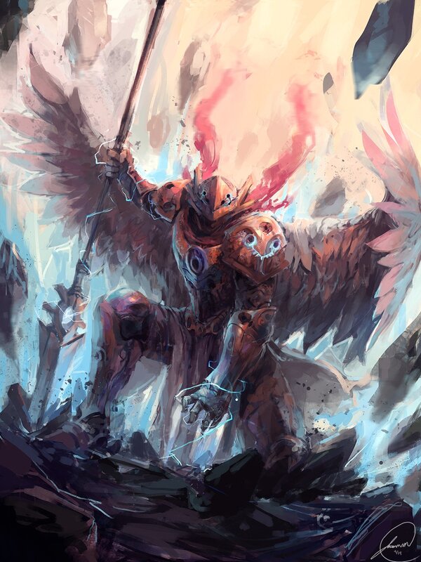 Armored Angel Warrior — Brown