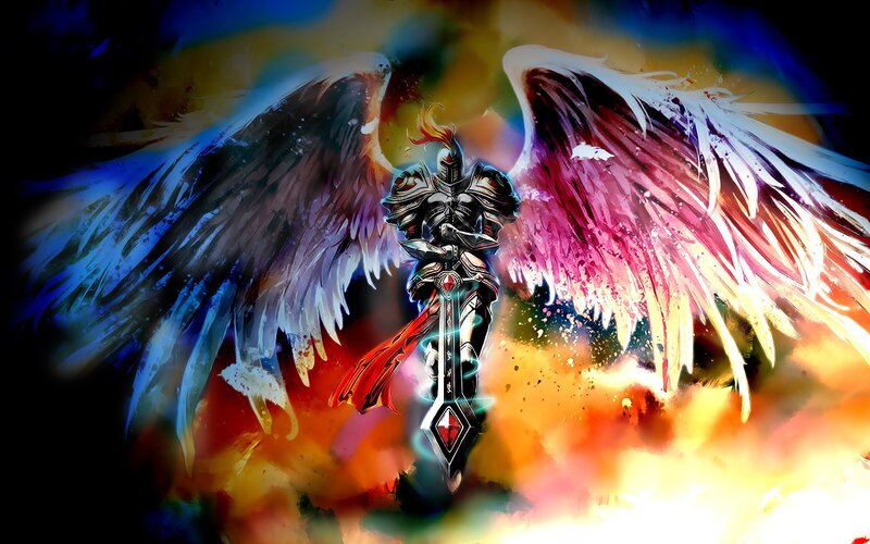 Armored Angel with Sword