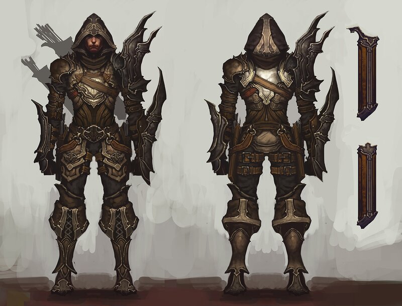 armored archer concept art