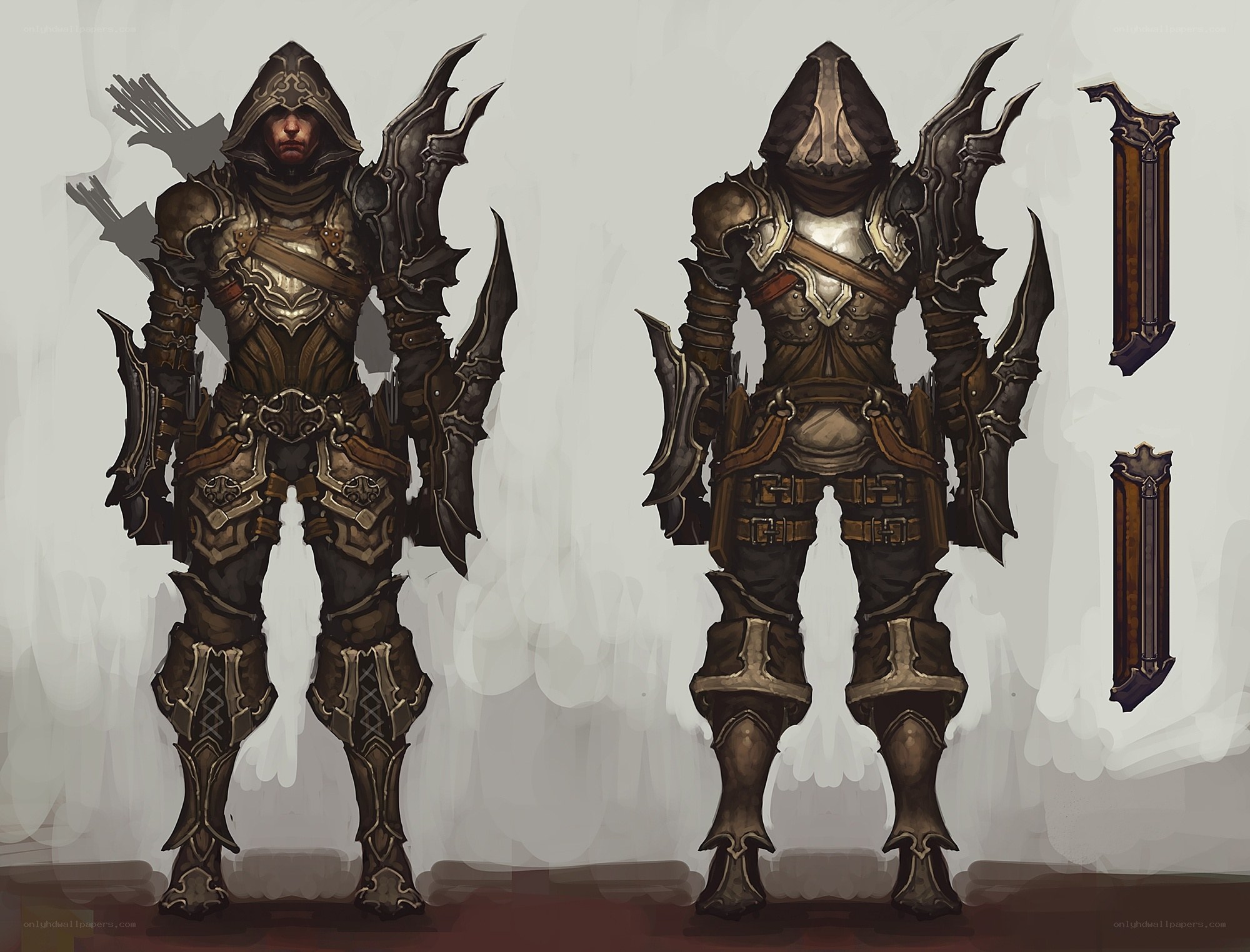 armored archer concept art
