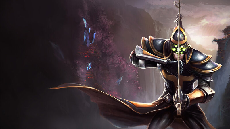 Armored Archer with Glowing Eyes