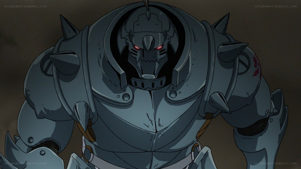 armored automaton with red eyes