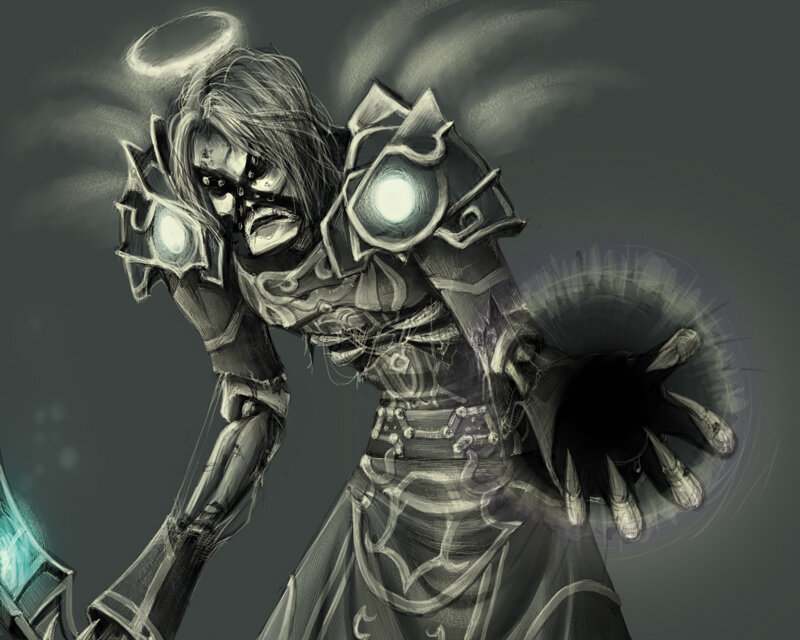 Armored Character Casting Spell