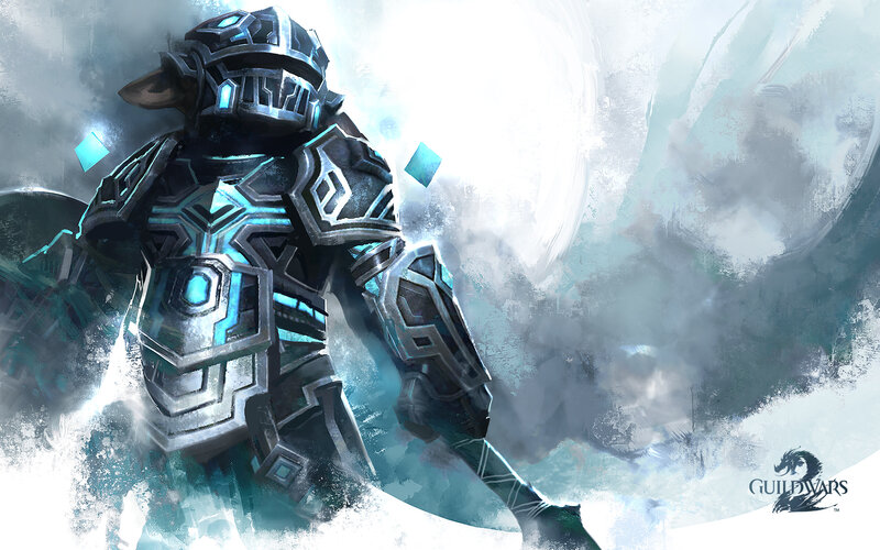 Armored Character in Armor — Blue
