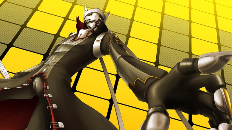 Armored Character in Black