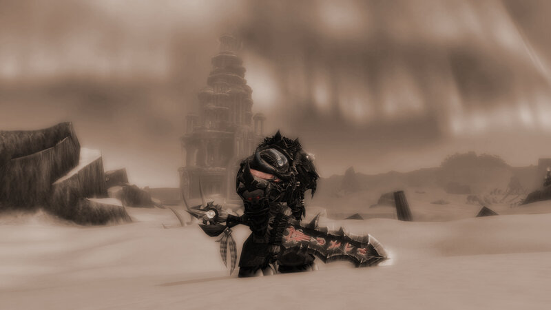 Armored Character in Desert
