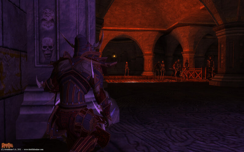 Armored Character in Dungeon