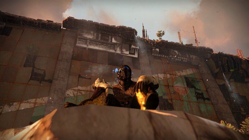 Armored Character in Ruins