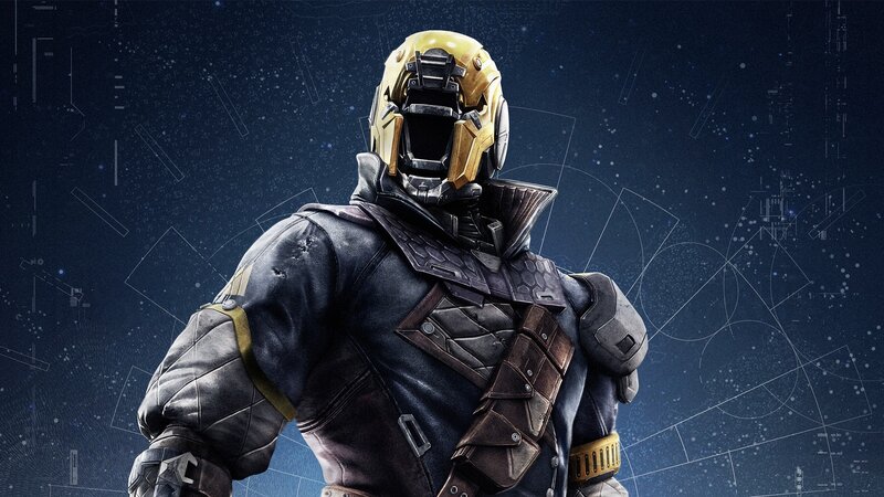 Armored Character in Space