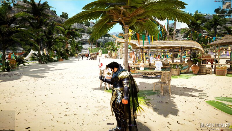 Armored Character on Beach