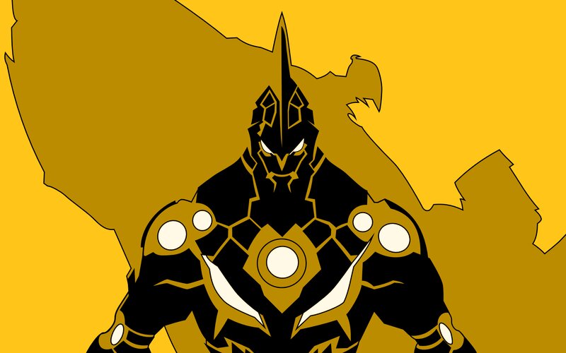 Armored Character Silhouette