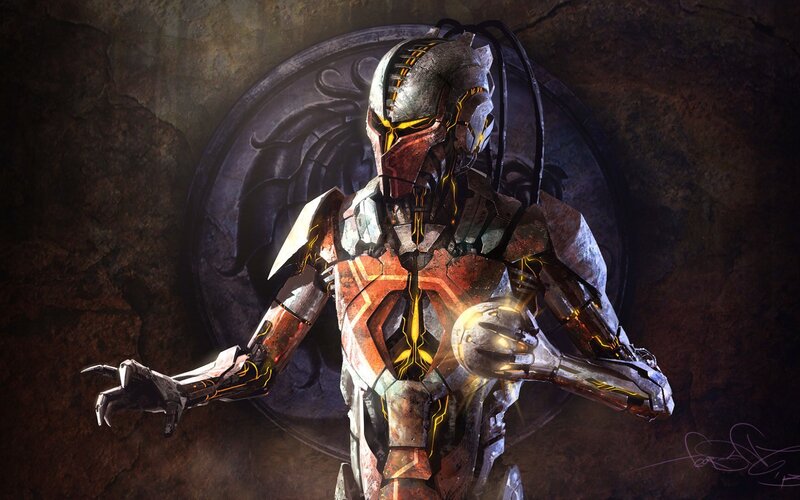 Armored Character Standing — Gray