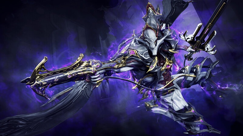 Armored Character with Bow — Purple