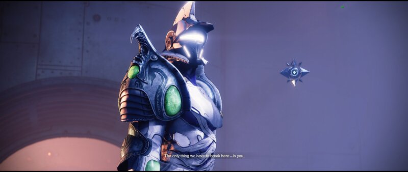 Armored Character with Green Gems