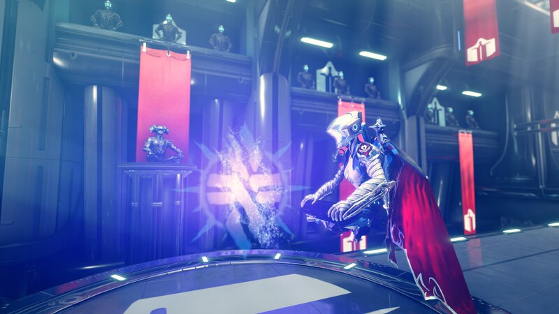 Armored Character with Red Cape