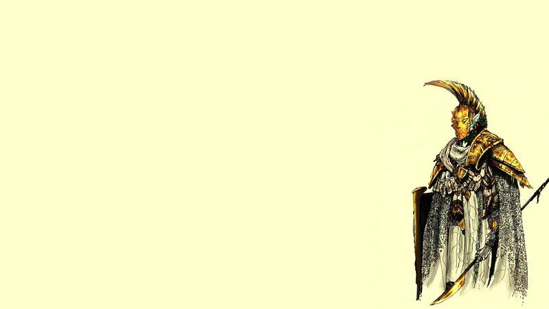Armored Character with Spear