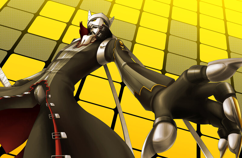 Armored Character with Sword — Yellow