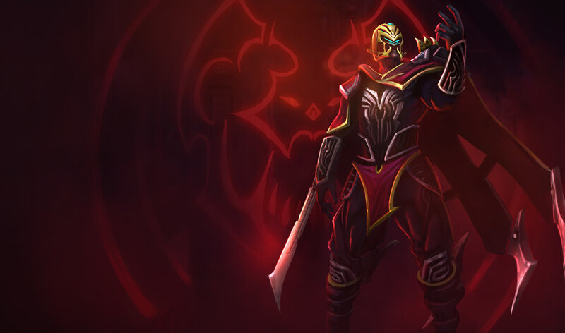 Armored Character with Weapon — Red