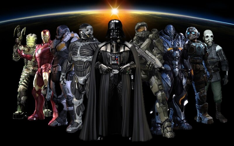 Armored Characters Standing