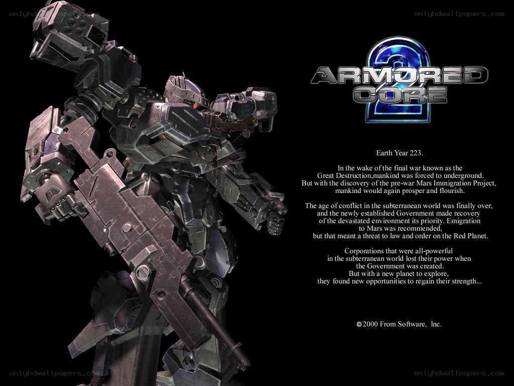 Armored Core 2 game intro