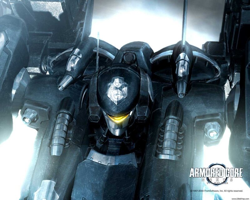 Armored Core Nexus mech close-up