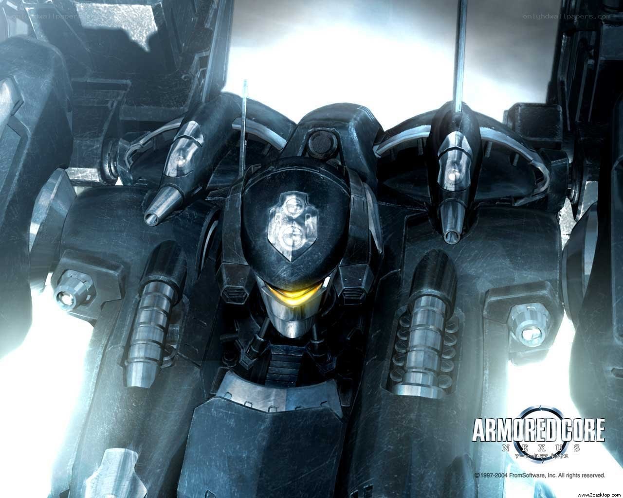 Armored Core Nexus mech close-up