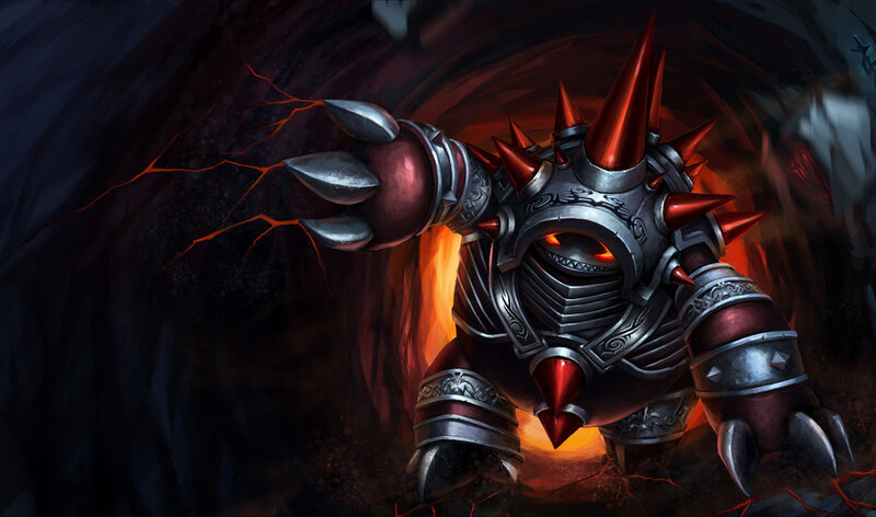 armored creature in a cave