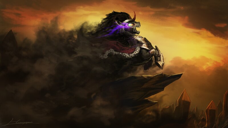 Armored Creature in Storm