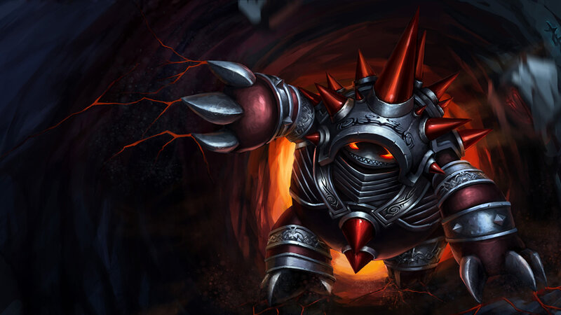 Armored Creature with Spikes — Black