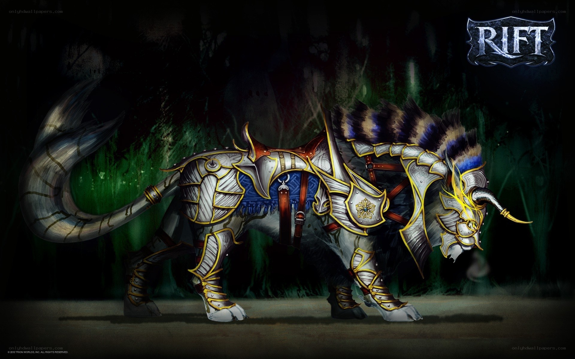 armored fantasy beast