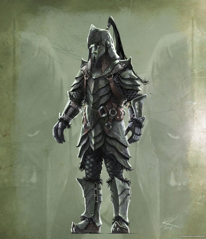 armored fantasy warrior concept