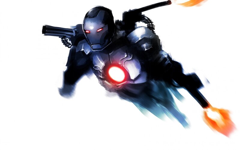 Armored Figure Flying
