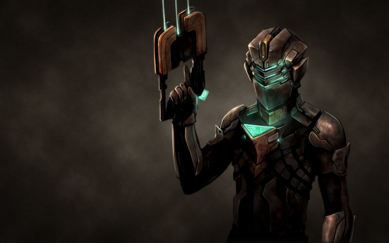 Armored Figure Holding Weapon