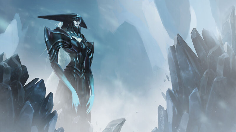 Armored Figure in Crystals