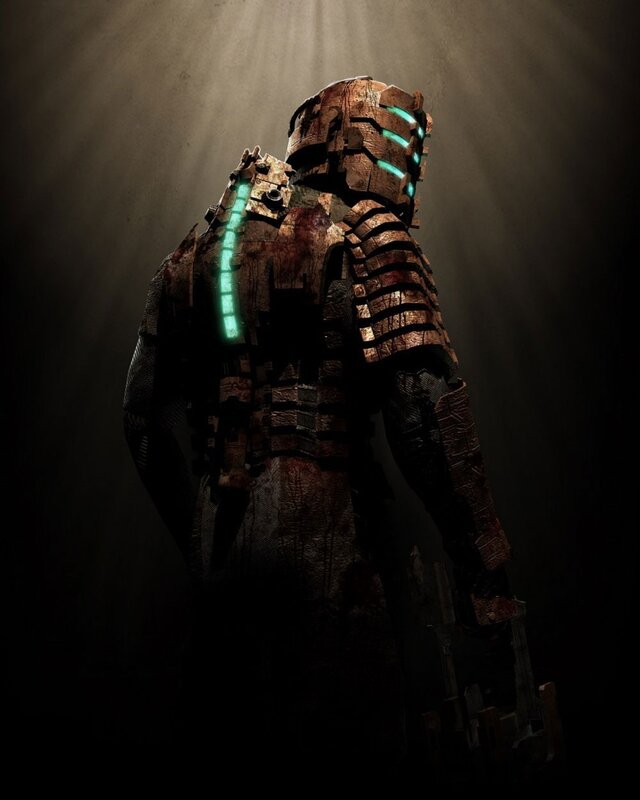 Armored Figure in Dark — Black, Dramatic, 3d Render
