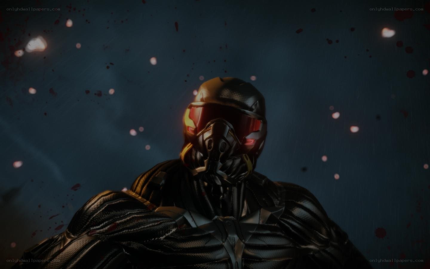 armored figure in dark setting