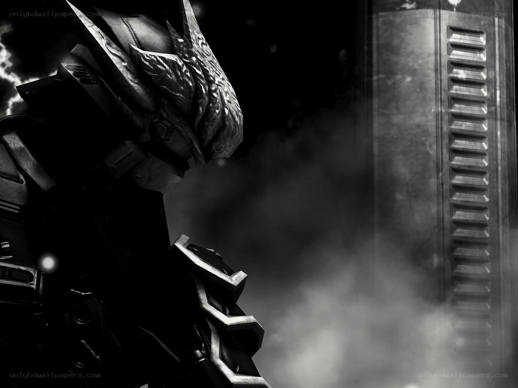 armored figure in dark setting