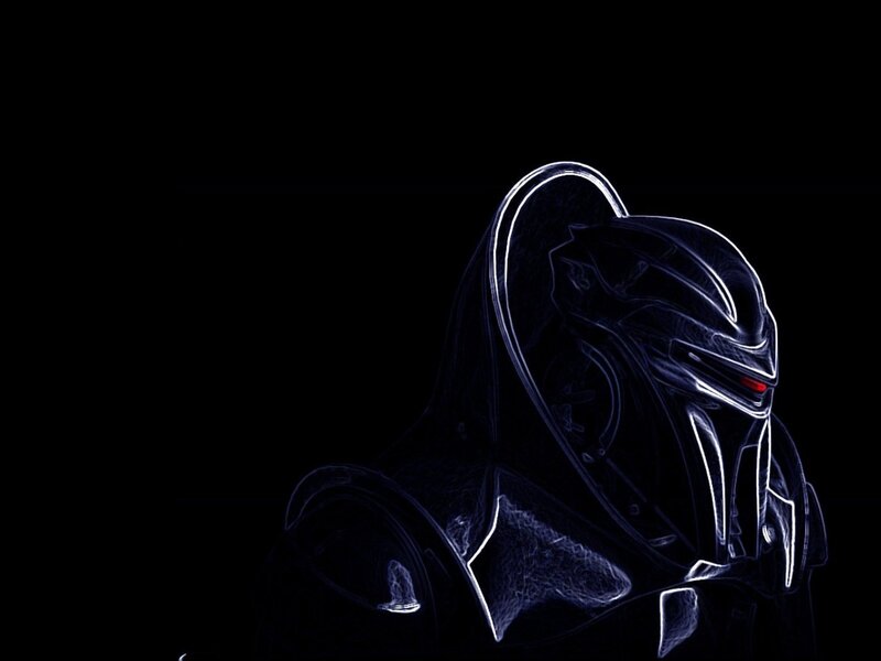 Armored Figure in Profile