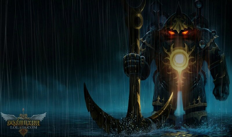 Armored Figure in Rain
