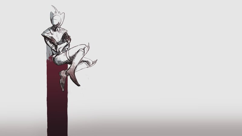 Armored Figure Sitting