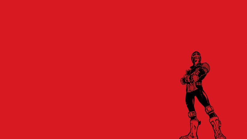 Armored Figure Standing — Red
