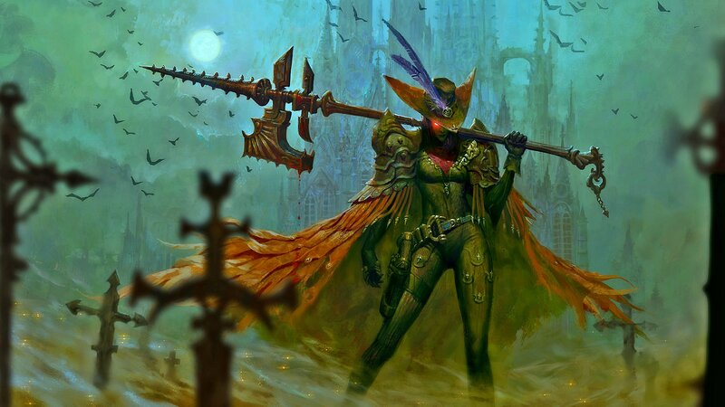 Armored Figure with Axe — Green