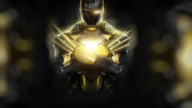 Armored Figure with Claws — Black
