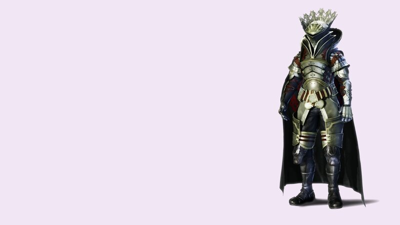 Armored Figure with Crown — Silver