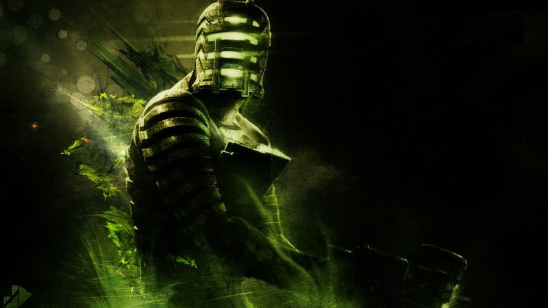 Armored Figure with Glowing Helmet — Black
