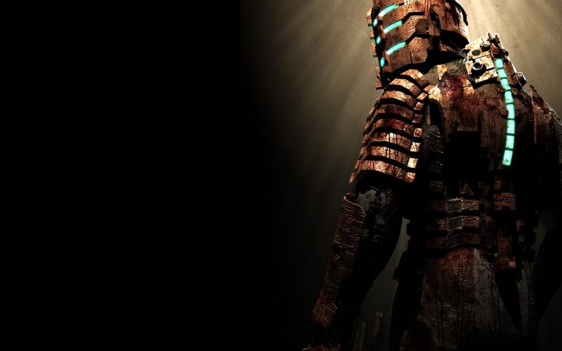 Armored Figure with Glowing Lights