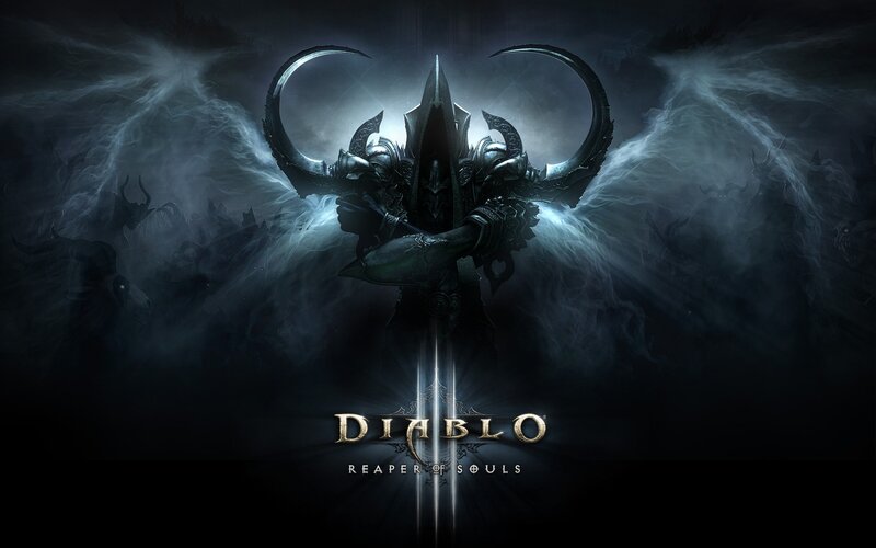 Armored Figure with Horns — Black, Dramatic, Night, Digital Art, Sword